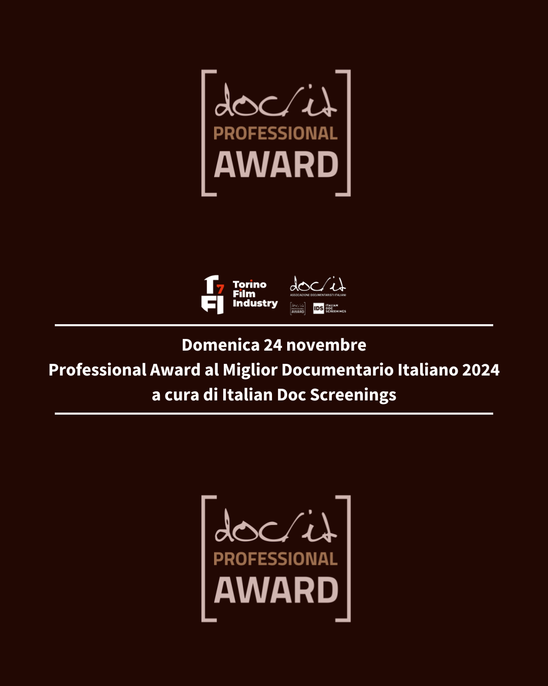 Proiezione del film vincitore del DPA Doc/It Professional Award 2024