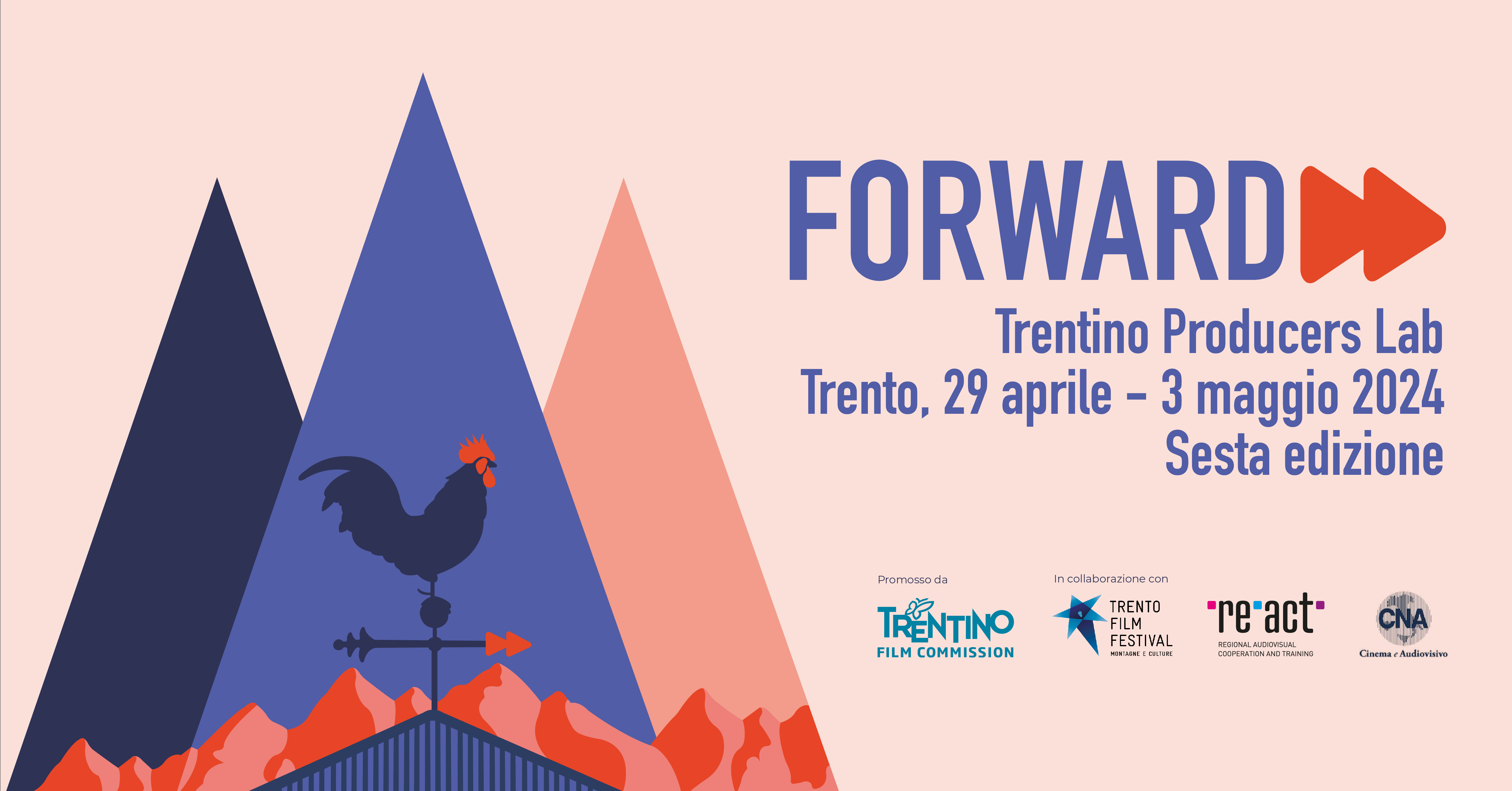 Al via le iscrizioni alla VI edizione di FORWARD, a Trento dal 29 aprile al 3 maggio 2024