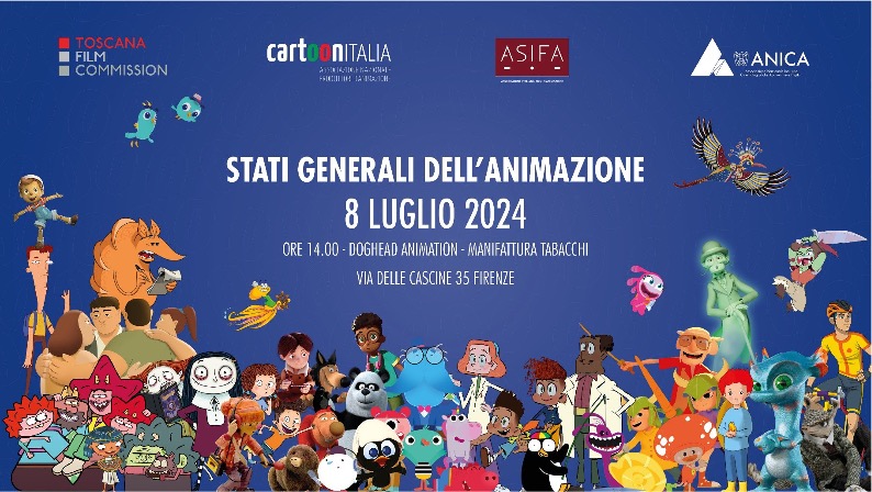A Firenze gli Stati Generali dell’Animazione Italiana 2024